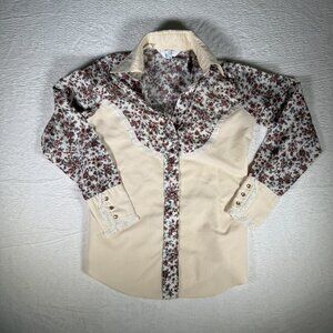Vintage Miss Rodeo America Women's Junior's Shirt Pearl Snap Western Cowboy 9/10